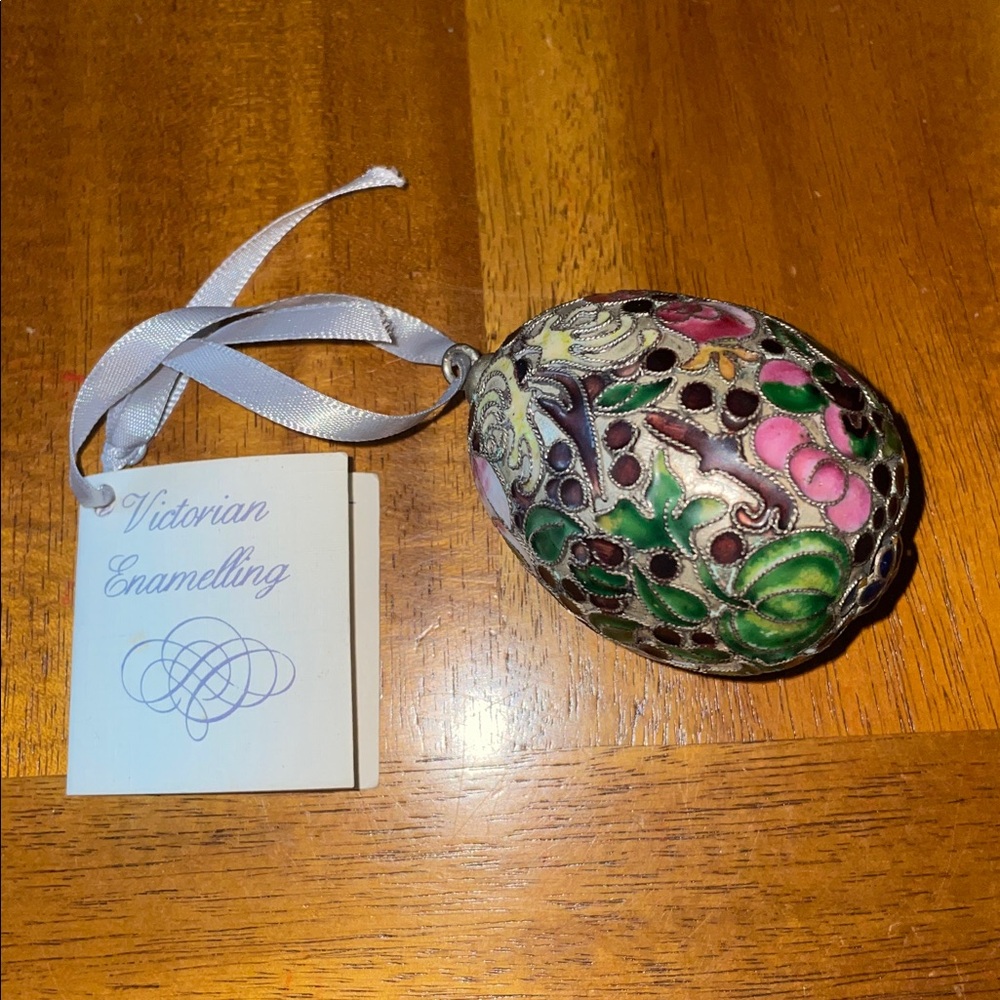 Victorian Enameling Decorative Egg